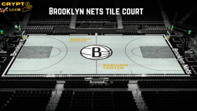 Brooklyn nets tile court