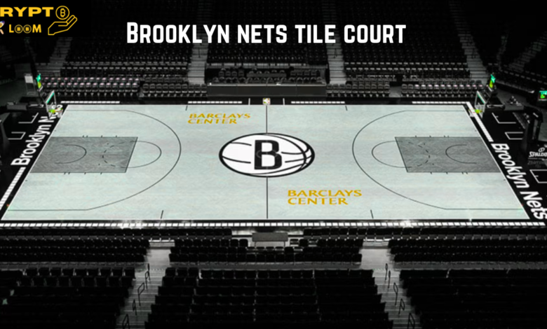 Brooklyn nets tile court