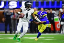 Philadelphia eagles vs los angeles rams match player stats