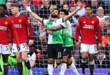 Manchester united f.c. vs liverpool f.c. lineups