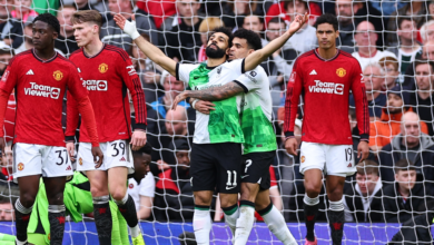 Manchester united f.c. vs liverpool f.c. lineups