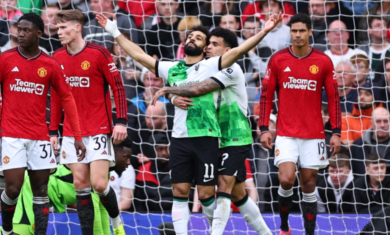 Manchester united f.c. vs liverpool f.c. lineups