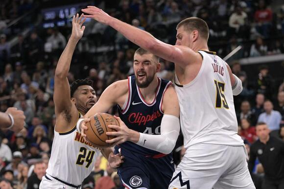 Denver nuggets vs clippers match player stats