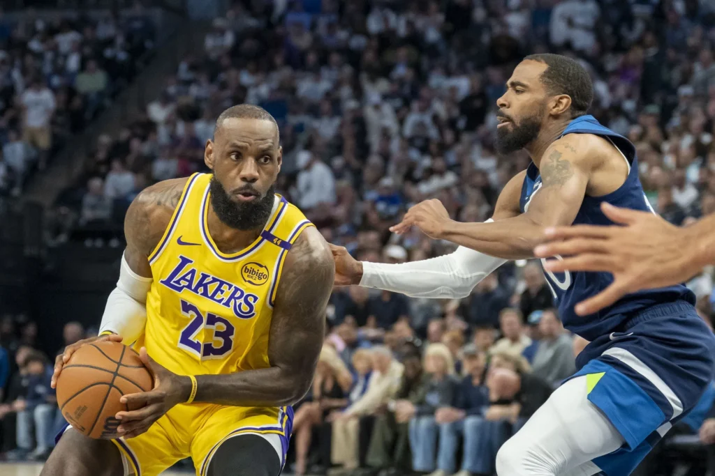 Minnesota timberwolves vs lakers match player stats