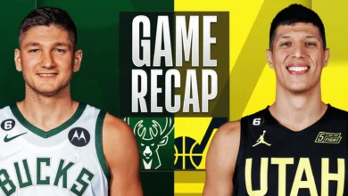 Utah jazz vs milwaukee bucks match player stats