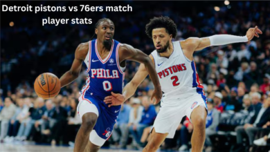 Detroit pistons vs 76ers match player stats